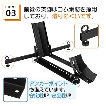 バイクスタンド ホイールクランプ 15-21インチ対応 Amazon.co.jp: ツールズアイランド(Toolsisland) バイク