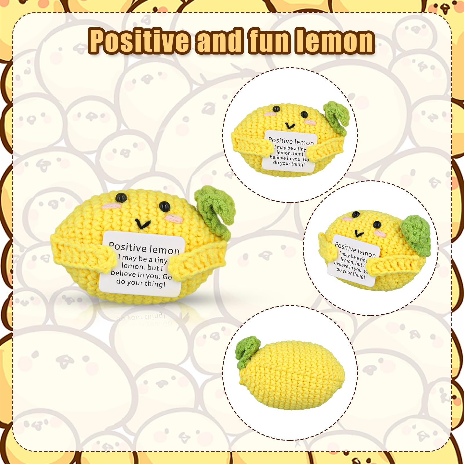 NQEUEPN Funny Positive Lemon - Image 3