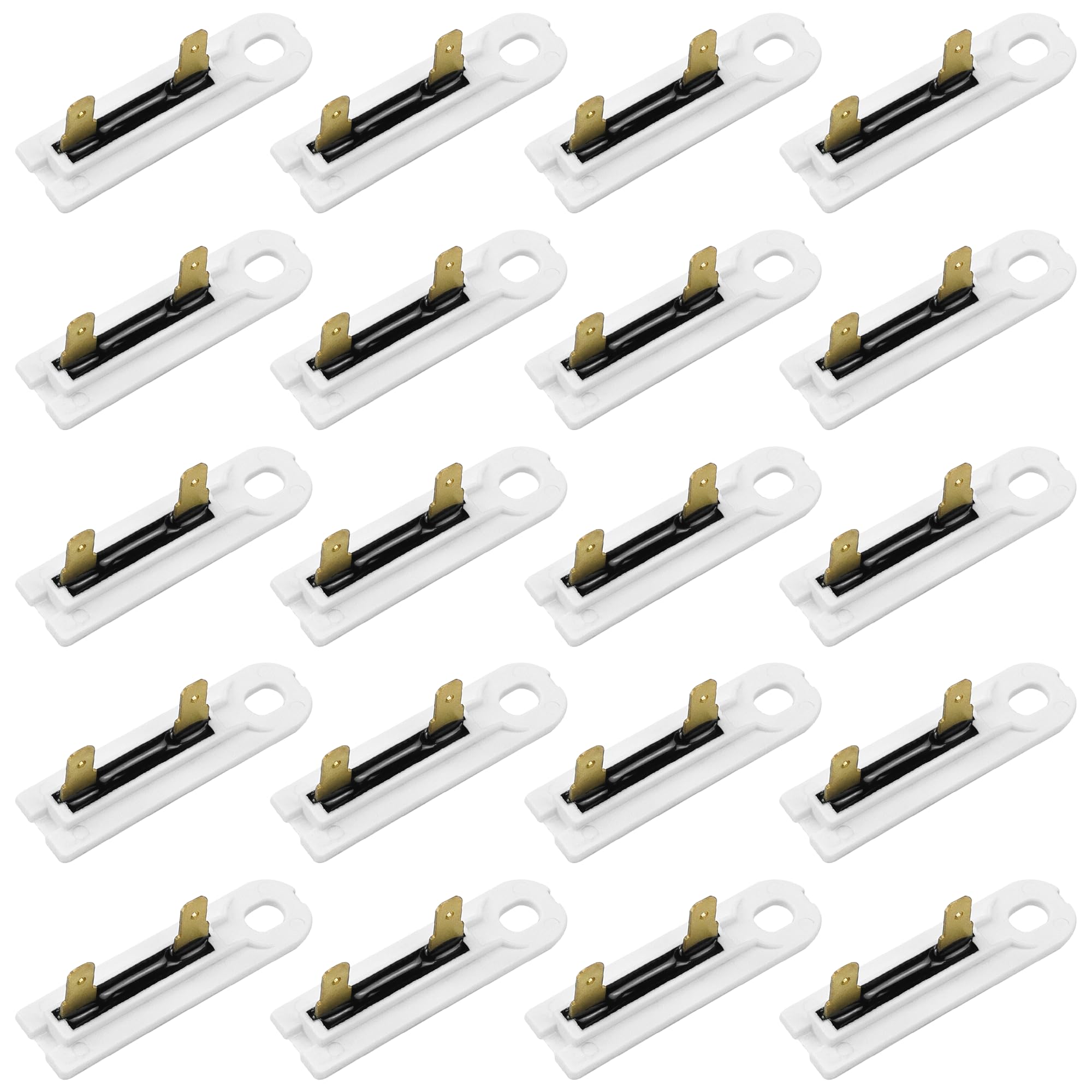 Upgraded 3392519 Dryer Thermal Fuse Replacement Part Fit for Whirl-pool & Ken-more Dryers by AMI PARTS- Replaces 3388651, 694511, 80005, WP3392519VP (20pcs)