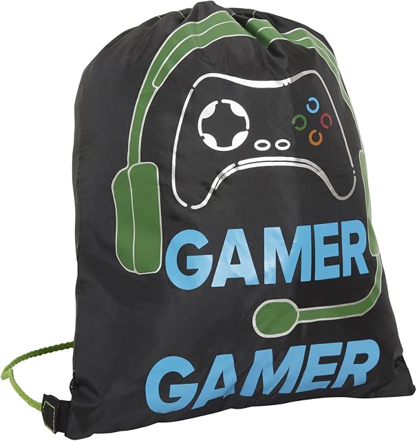 Epic Gamer Drawstring Trainer Gym Bag Kids Teens Adults Travel School PE Kit Sports Swim Bag