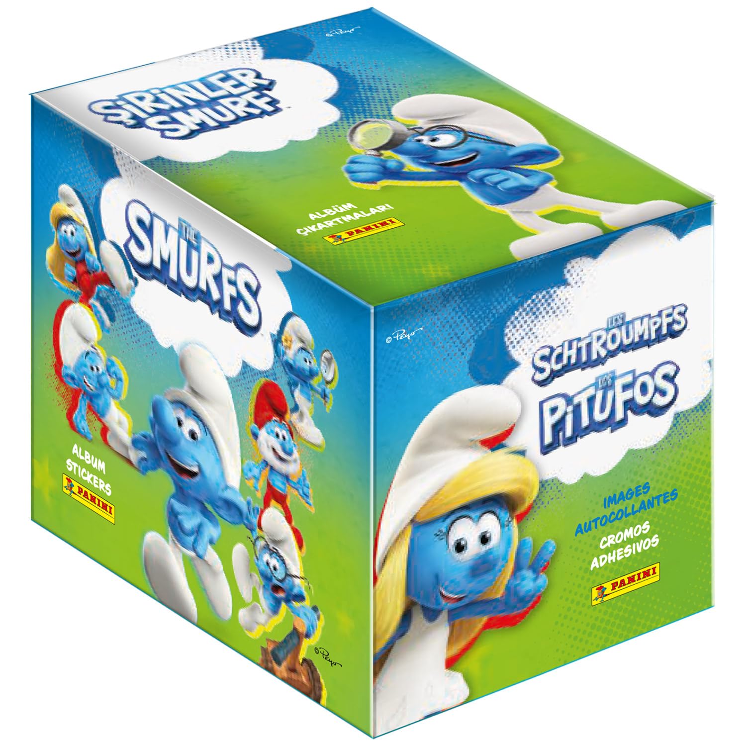 Panini Schtroumpfs – Boîte De 36 Pochettes – 180 Stickers – Album Et Poster Inclus – Collection