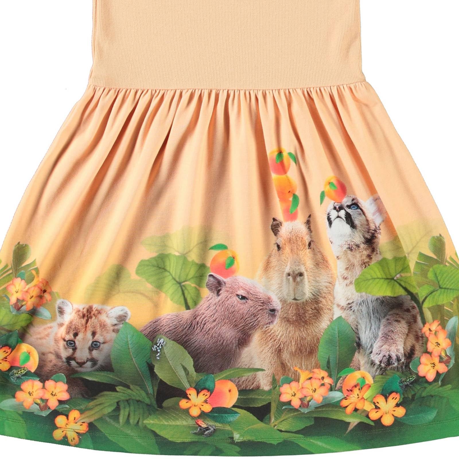 Molo Mädchen Kleid Cissa Jungle Games GOTS