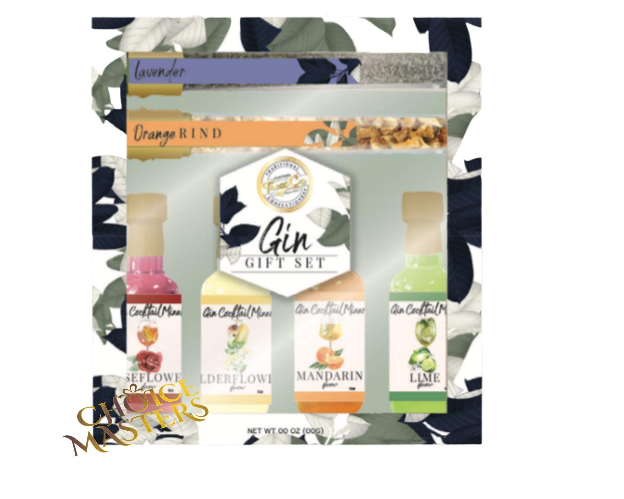 Buy her's Day Gift Gin Lovers Cocktail Mixer Gift Set of Manadarin