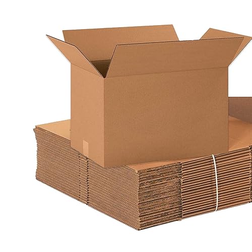 Miniatura 7 de Aviditi HD201212DW Caja de cartón corrugado de doble pared resistente de 20 pulgadas de largo x 12 pulgadas de ancho x 12 pulgadas de alto, kraft,