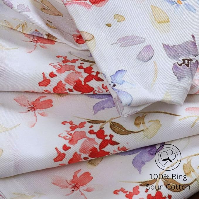 Servilletas de Tela Algodón 45.72 cm Juego 4 Multicolor Floral miniatura 2