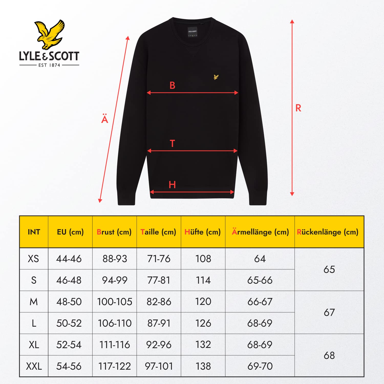 FELPA Uomo LYLE & SCOTT 1874 ML424VOG CREW NECK Z99 NAVY