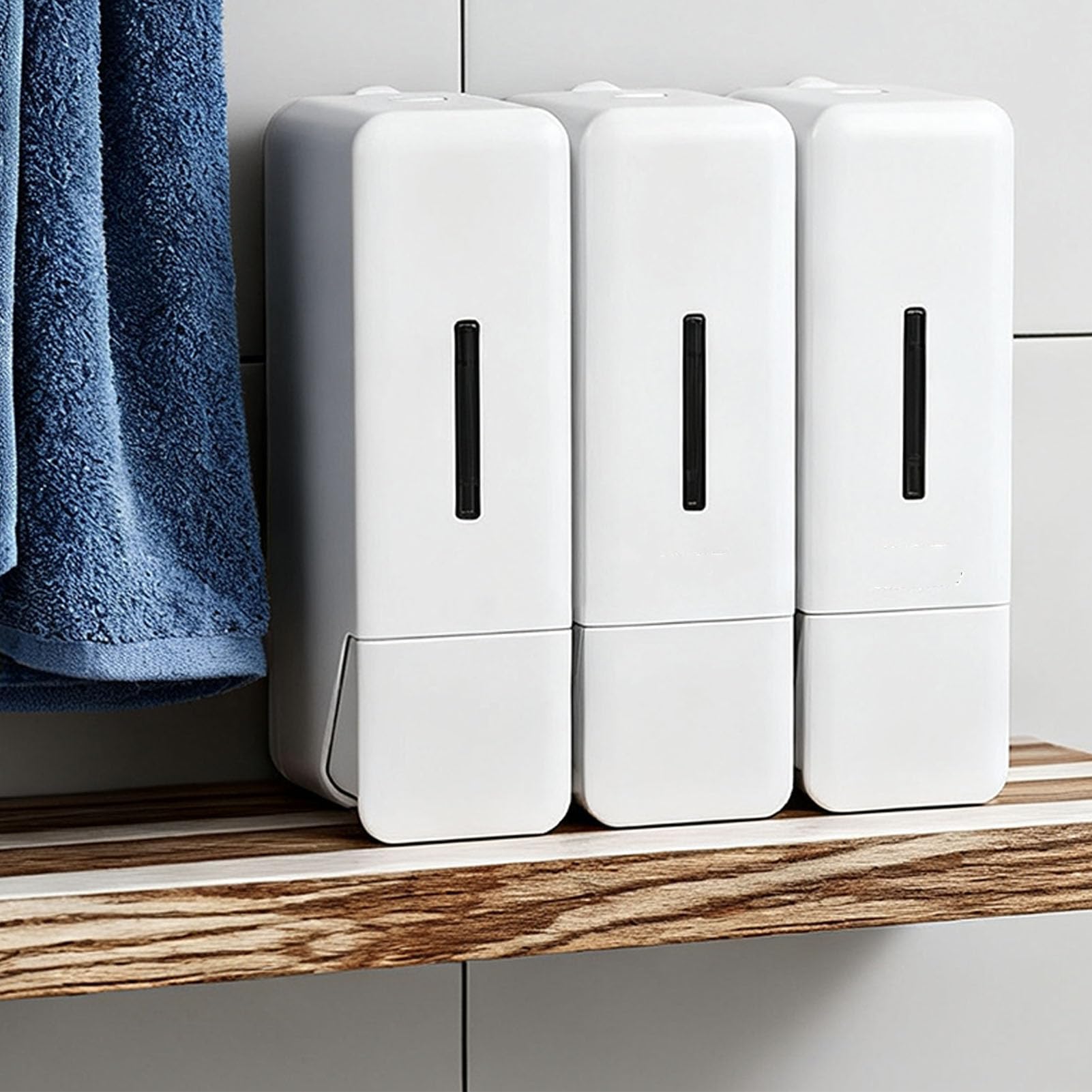 Hyuduo Distributore Sapone Liquido 3 Camere, Erogatore Manuale Antigoccia