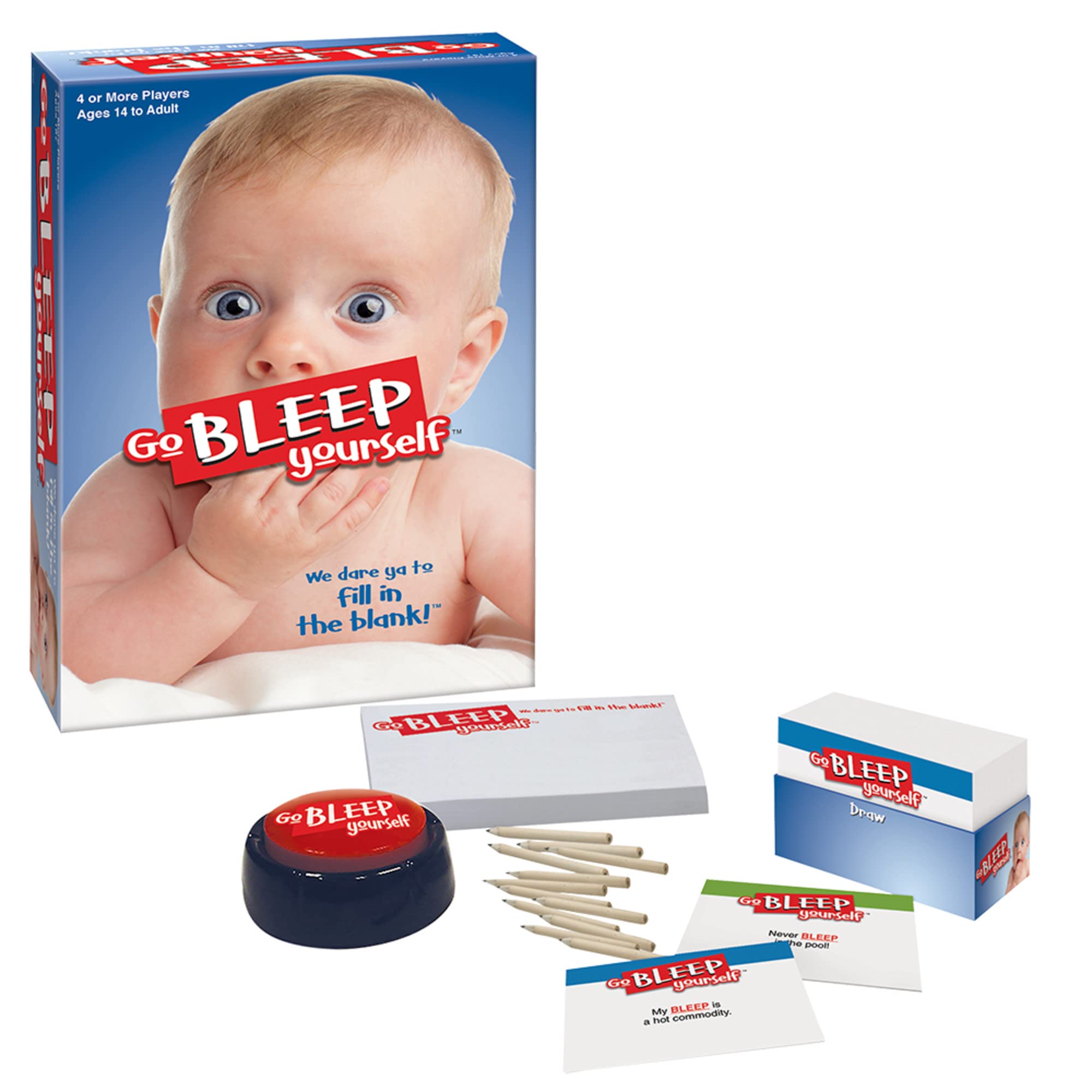 PlayMonster Go Bleep Yourself - The Party Game That Dares You to Fill in The Blank!