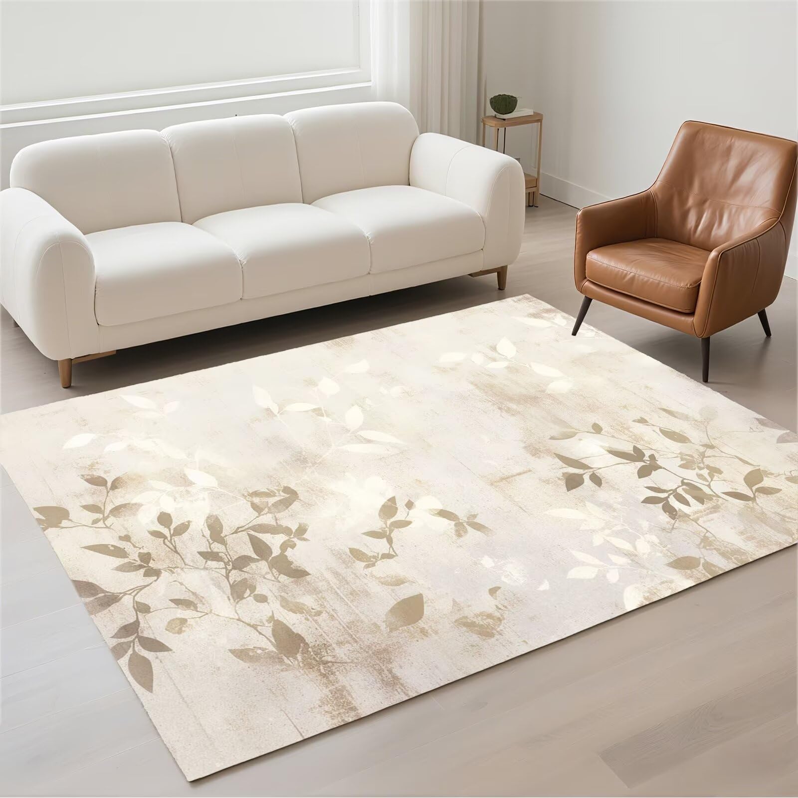 Tapis salon 60x90cm gray moderne et lavable pour entrée ou couloir