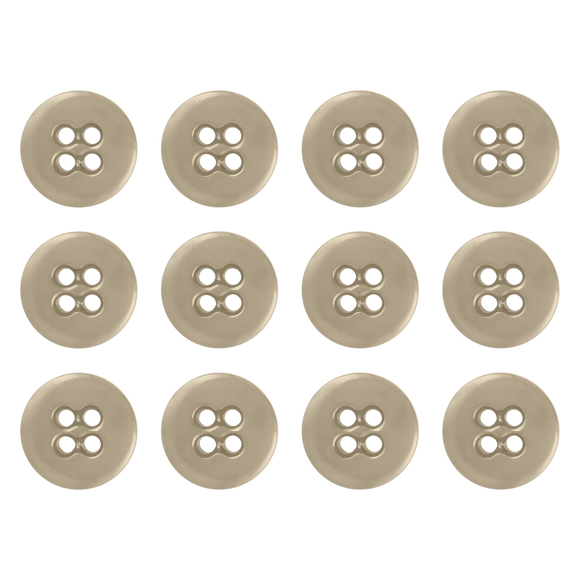 buttonmode Universal Suspender botones para pantalones, 17 mm 12 unidades