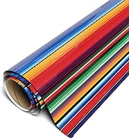 Vista 1 de Siser EasyPSV Patterns Rollo de 11.8 pulgadas x 10 pies, vinilo permanente autoadhesivo para manualidades (sarape)