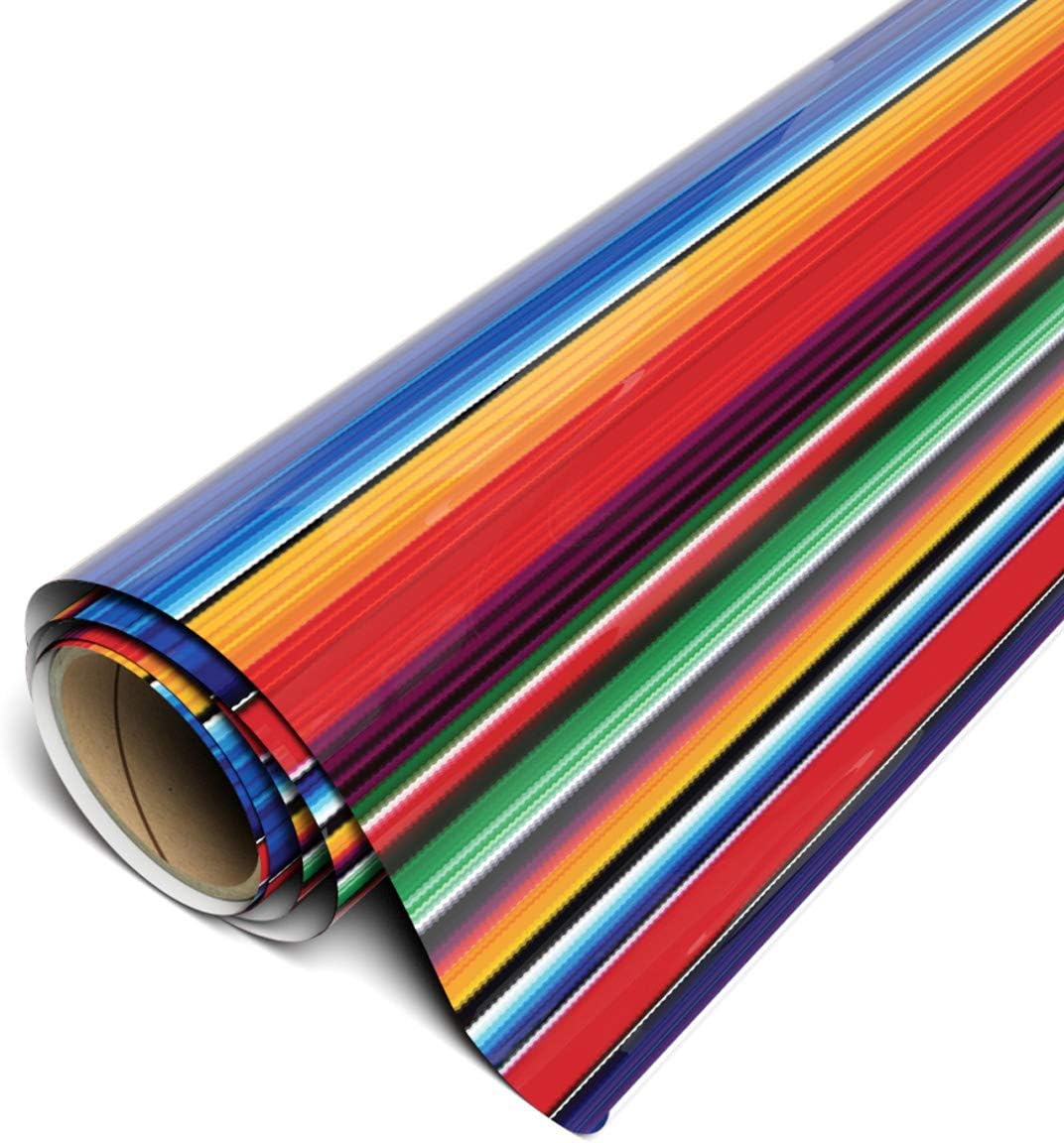 Siser EasyPatterns HTV 12" x 1yd Roll - Iron on Heat Transfer Vinyl (Serape) TTD High Tack Mask Required - Sold Separately