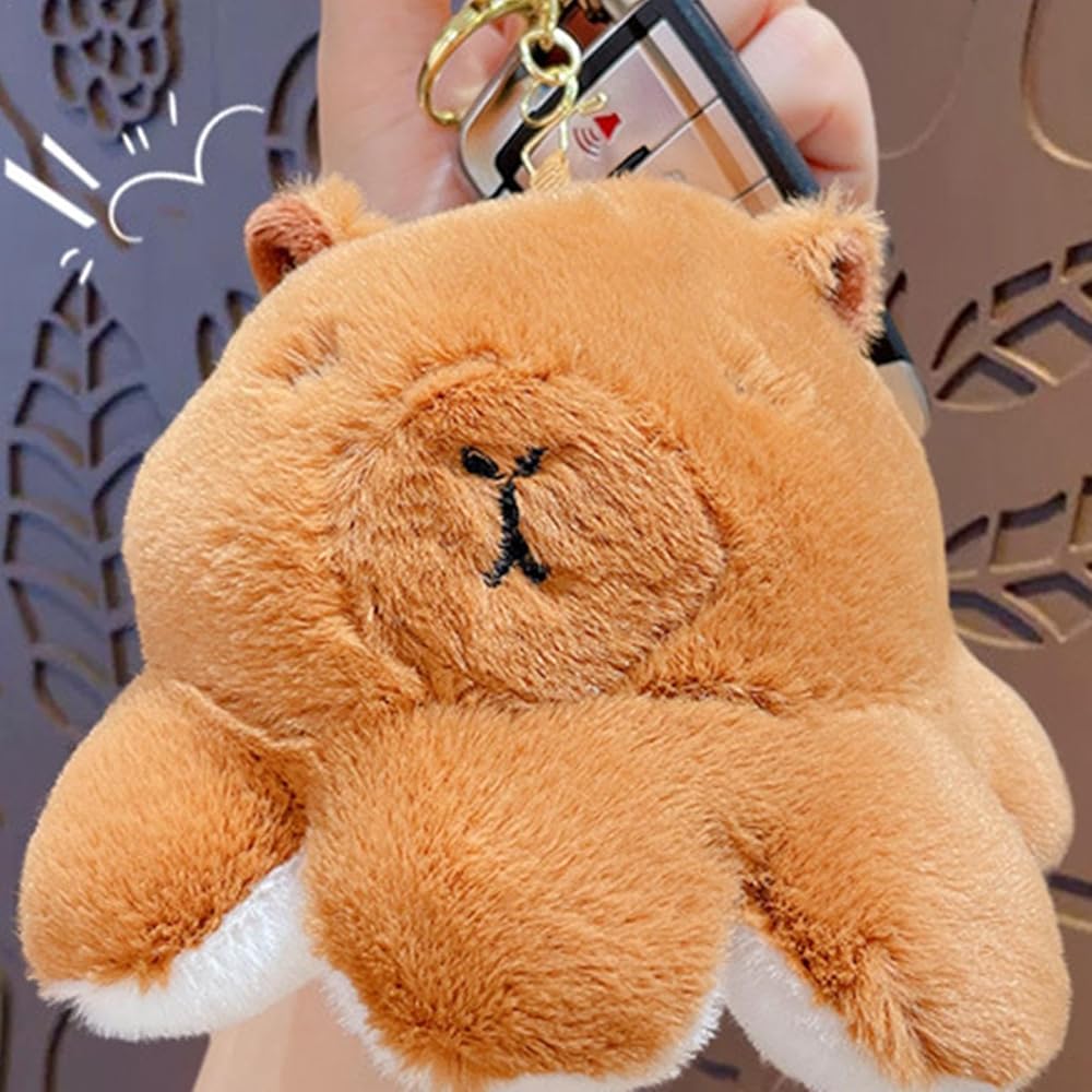  カピバラ バッグチャーム キーホルダー Amazon.co.jp: YZYDF 実用的なカピバラキーチェーンチャーム