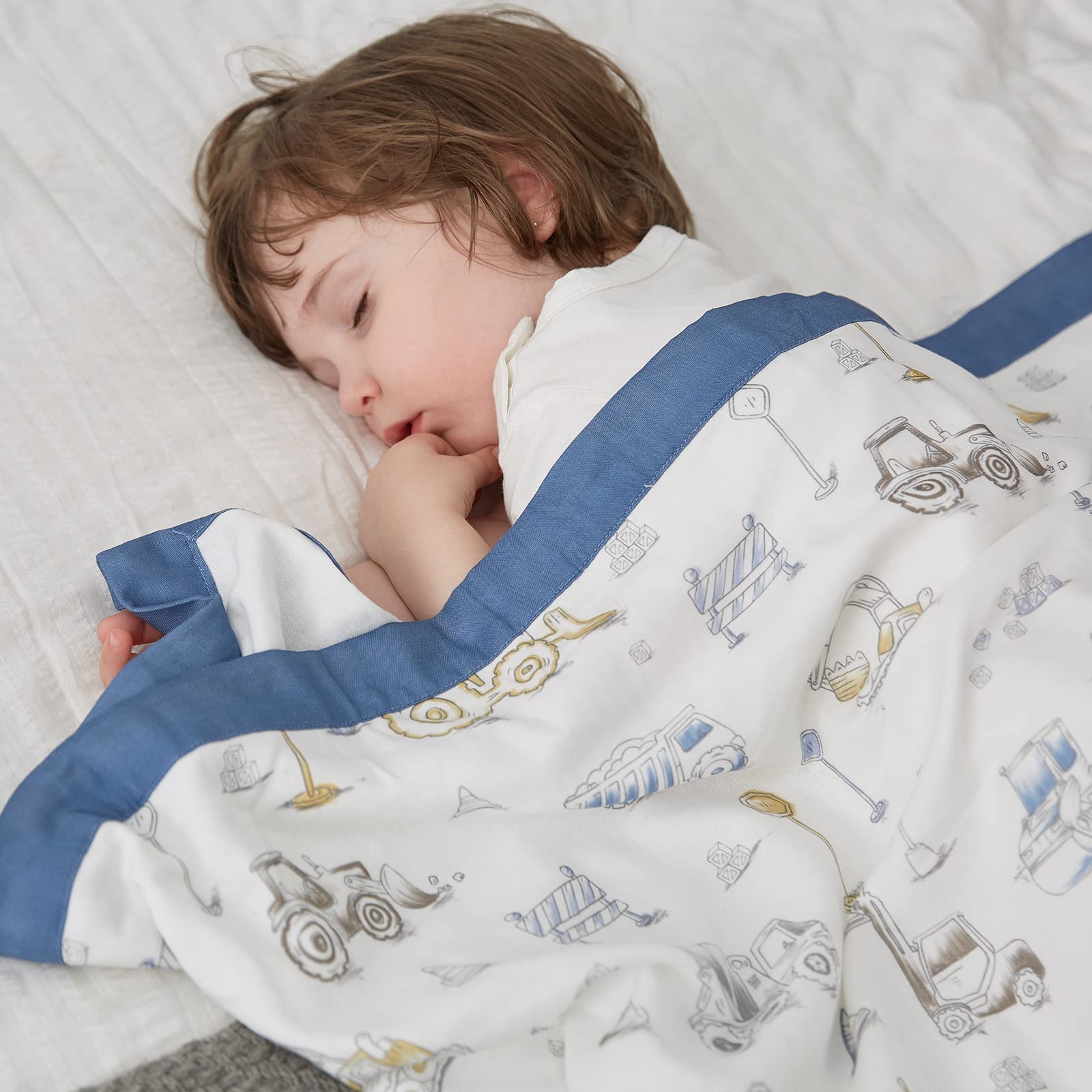 Domiamia Baby Blanket, Silky Soft Bamboo Muslin Toddler