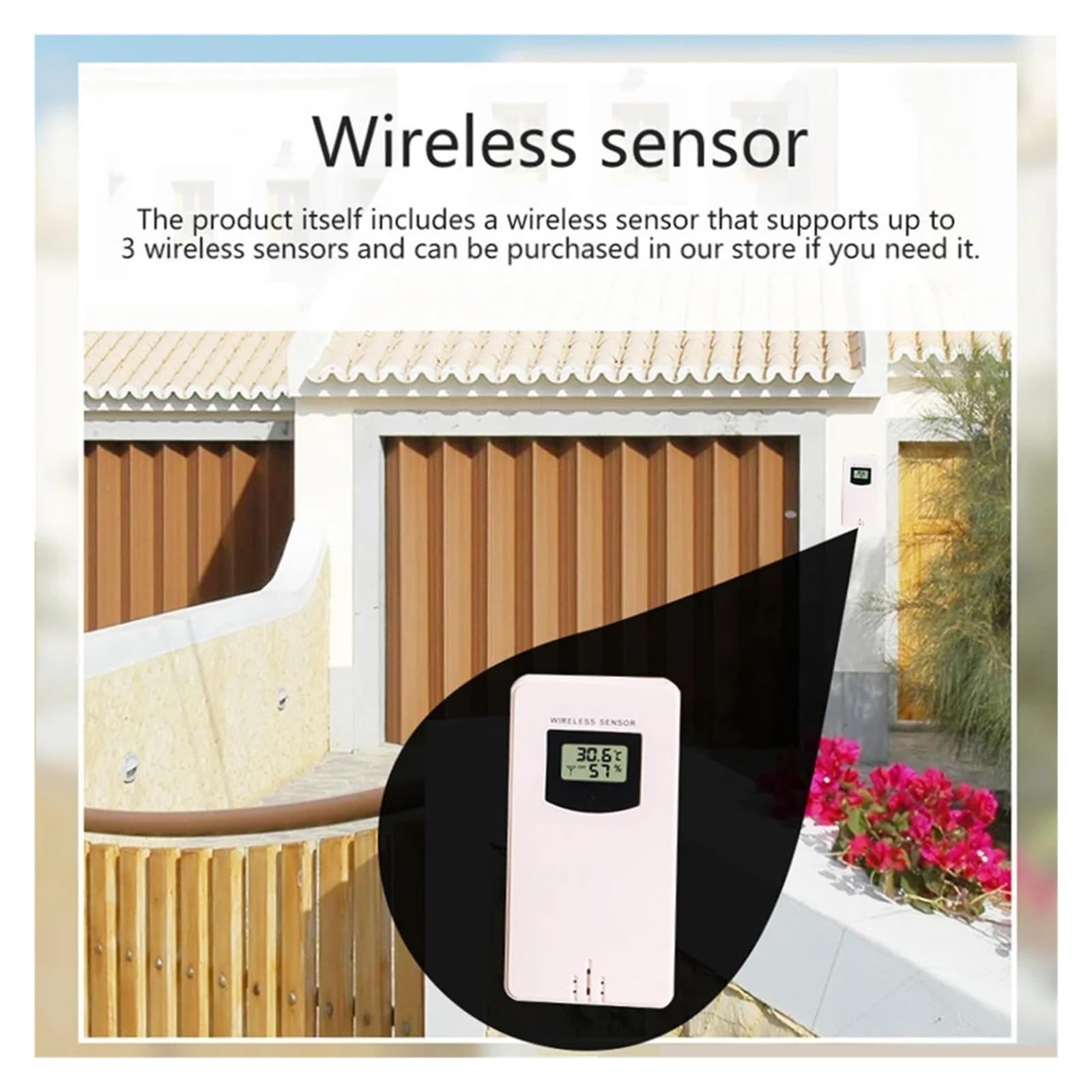 WiFi Inteligentna Stacja Pogodowa Wewnętrzna Temperatura Zewnętrzna Wilgotność Barometryczny Wyświetlacz Prędkości Wiatru Kontrola Aplikacji Zegar Wielofunkcyjny Wysoka DokłAdność