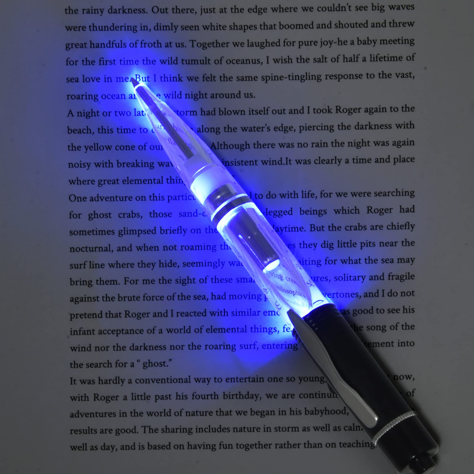 Glovionled Light Pen Lighted Ballpoint Pen Penlight For Nighttime