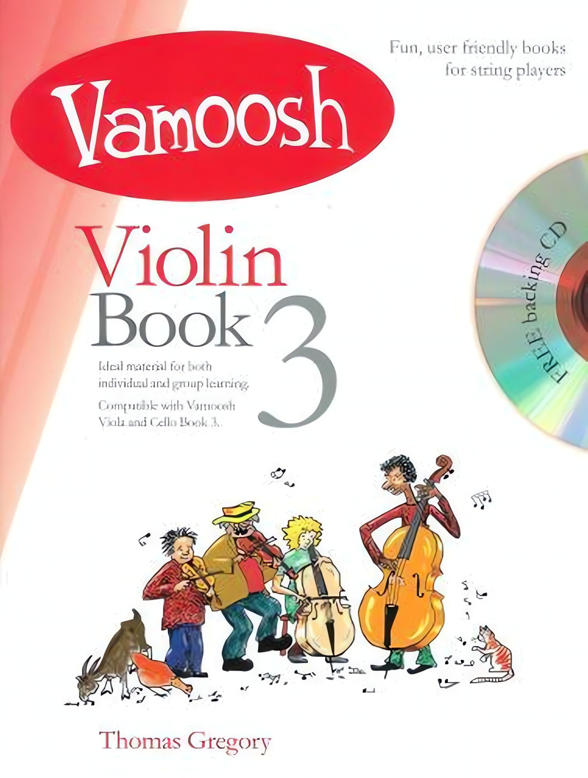Vamoosh: Violin - Book 3 | Intermediate Sheet Music Book for Students | Progressive Violin Method for Grades Two to Four Individual and Group Learning | String Teaching Resource for Lessons Practice
