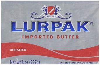 Lurpak Imported Butter, Bars, 8 oz Unsalted