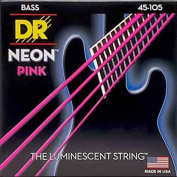 DR Strings NGB5-45 Set Basso A 5 Corde, Nichelato, Verde Neon - Foto 8