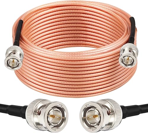 Miniatura 10 de XRDS -RF Cable SDI de 25 pies, cable flexible 3G HD-SDI, BNC a BNC, cable de extensión RG179 de 75 ohmios para 4K 1080P 3G HD SDI Cámara Monitor