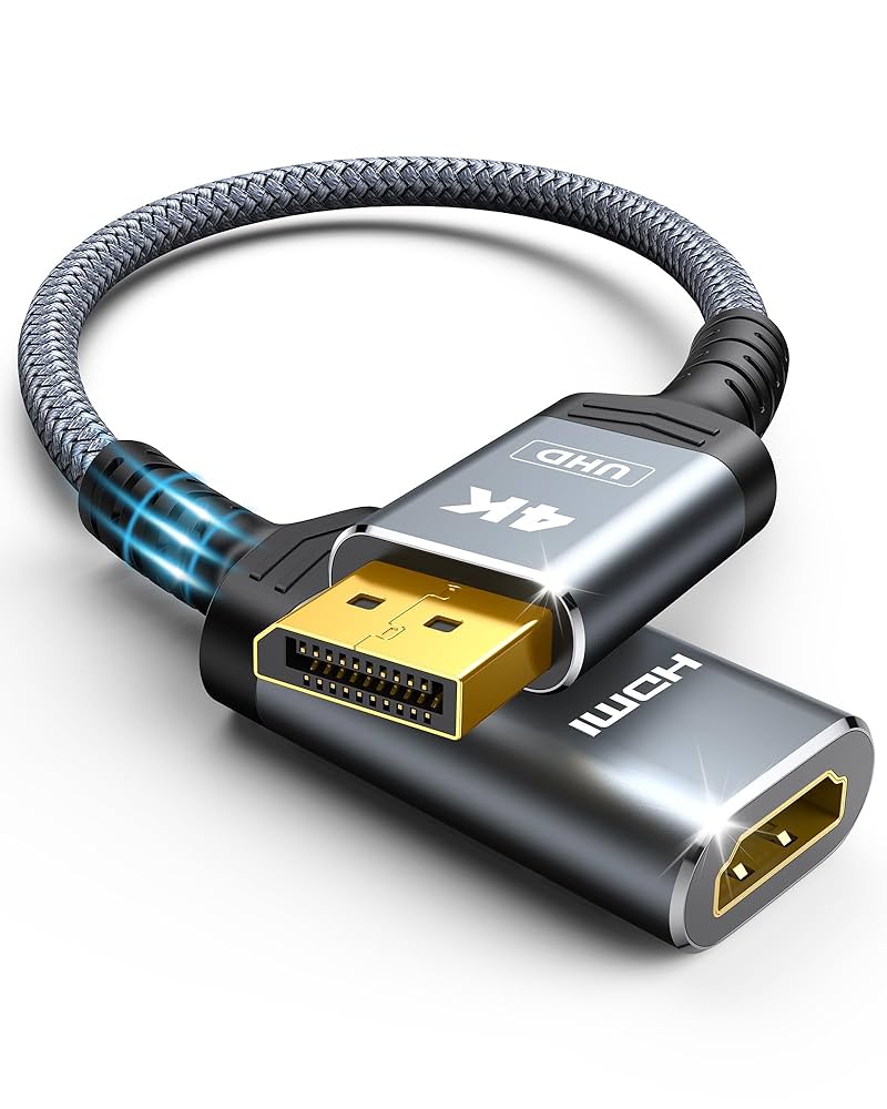 Amazon.com: Highwings 4K Display Port to HDMI Adapter, Uni