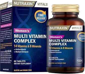 Nutraxin المرأة متعدد فيتامين مجمع 60 قرص الغذاء الملحق