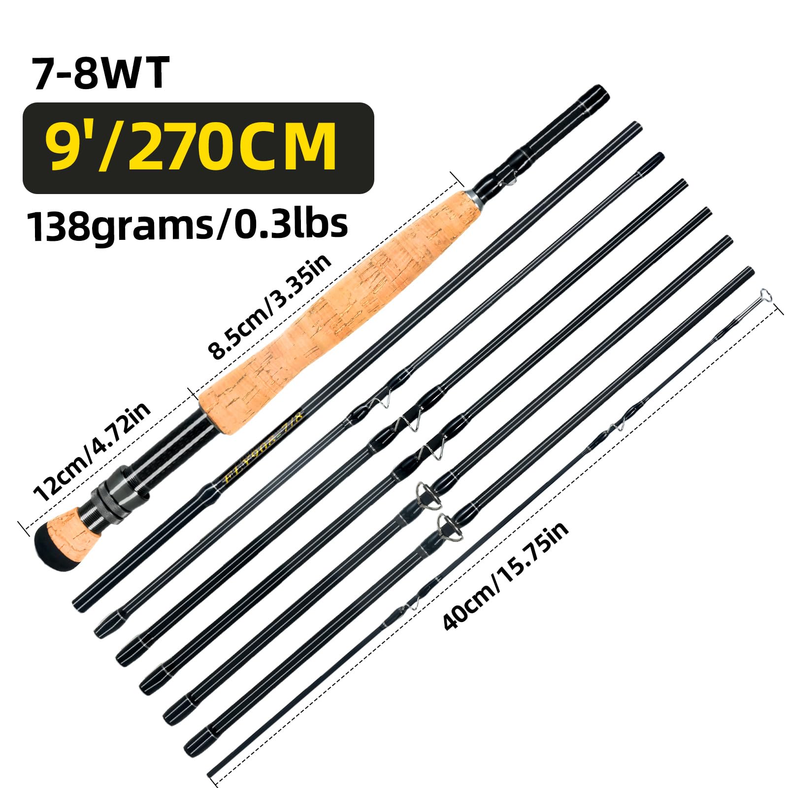 Light Trail LT803-4 フライロッド 8フィート #3 Light Trail LT803-4 フライロッド 8フィート #3 Light Trail LT803-4