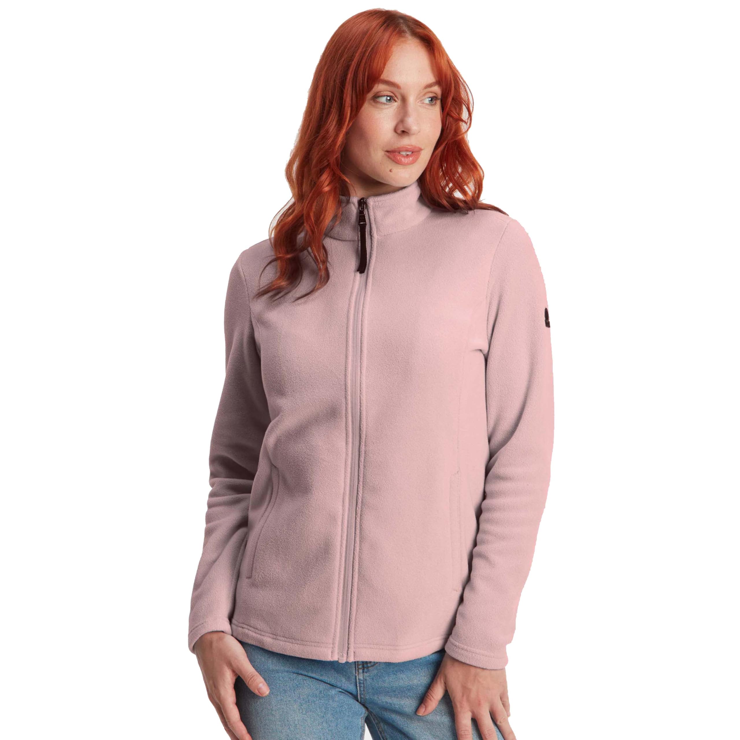 TOG24 - Women's Fleece Jacket - Pale Pink - Size 16