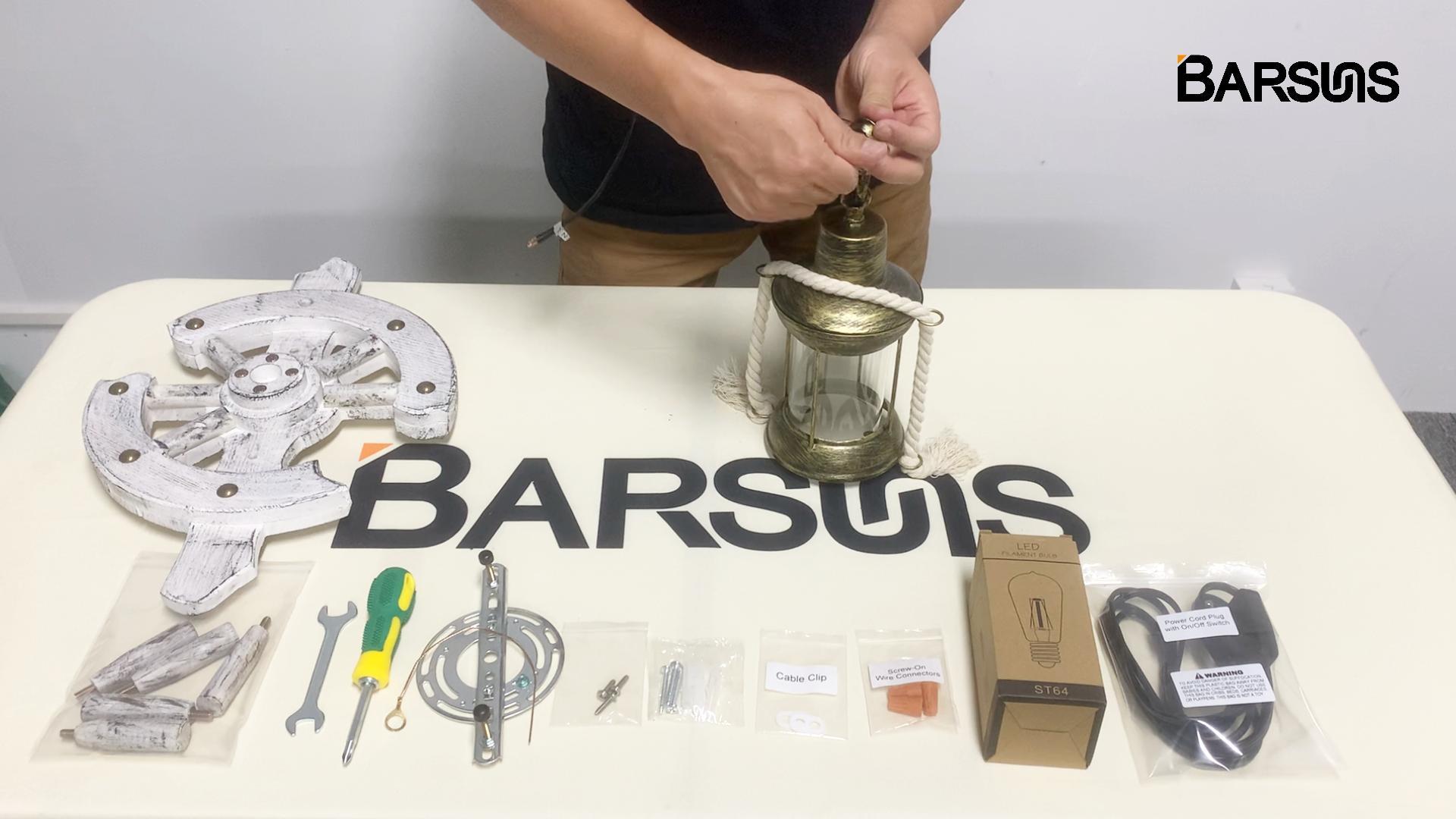 Ship Helm Pirate Nautical Wall Sconce Plug in or Hardwire, Indoor