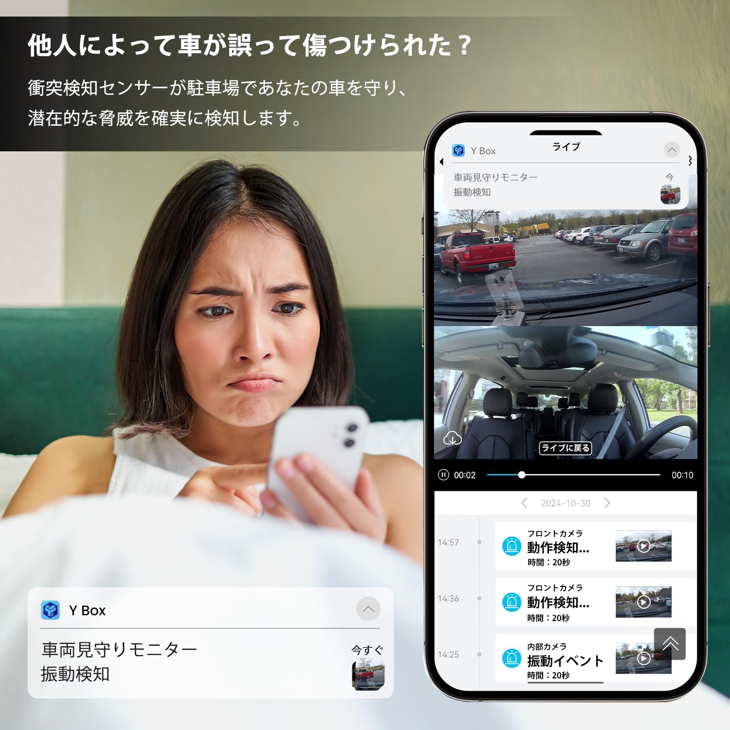 Amazon.co.jp: AKEEYO 車用 2カメラ ドライブレコーダー AKY-421