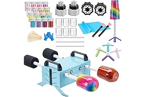 LFSUM Cup Turner for Crafts Tumbler, Tumbler Cup Spinner, Epoxy Resin Kit...