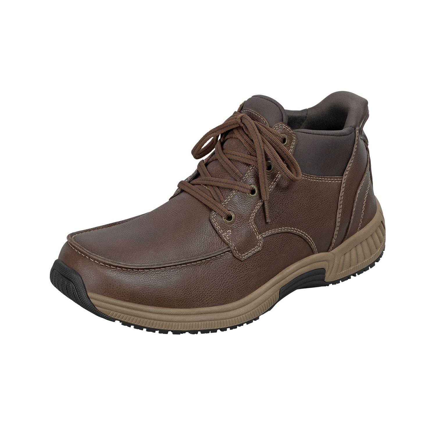 Orthofeet Men's Orthopedic Leather Verno Hands-Free Boot