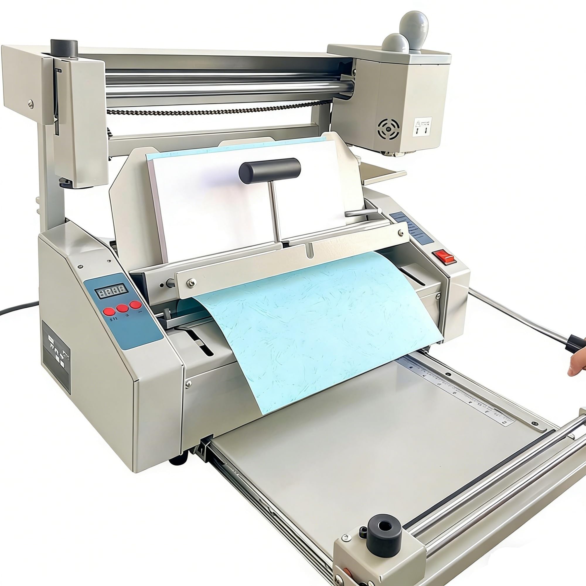 Relieuse à colle de bureau, reliure à chaud avec contrôle numérique de la température, épaisseur de reliure de 0,1 à 50 mm pour livres en papier, ordinateurs portables
