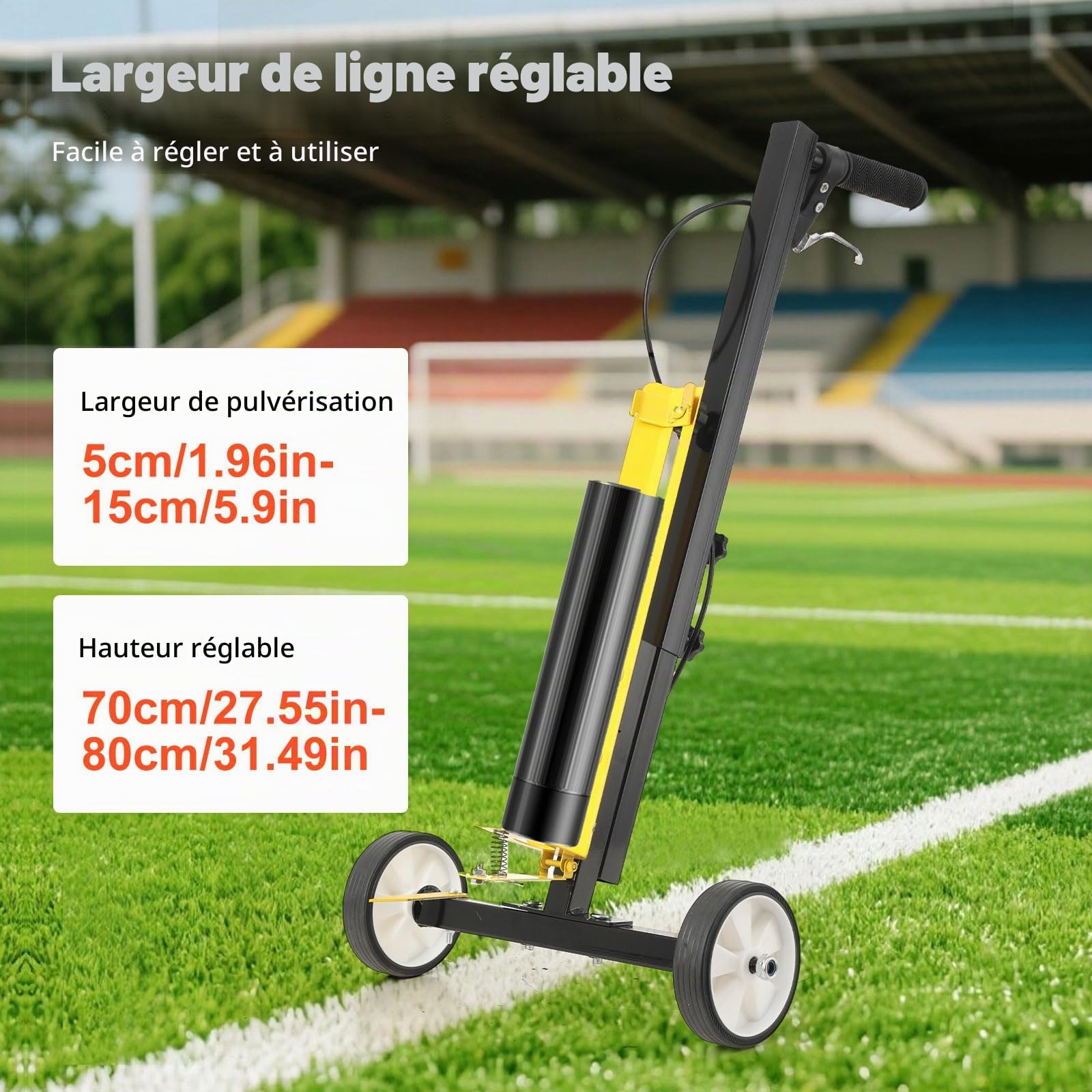 Machine De Marquage De Peinture routier, traceur de lignes, applicateur de peinture en aérosol, Applicateur De Marquage De Surface RoutièRe, pour routes, usines, garages, stades