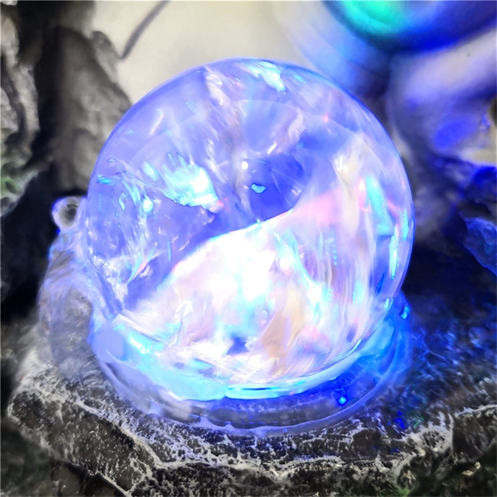 Fuente Interiores Inicio LED Agua Fuente Adornos Zen Lotus Base Durmiente Buda Hogar y Jardín Feng Shui Crafts Creative Waterscape Fuente Escritorio