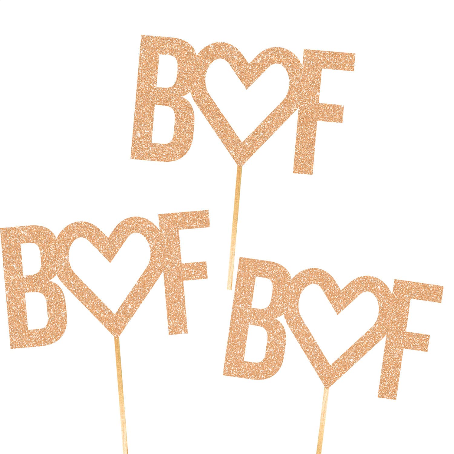 Decorazioni Per Cupcake Personalizzate - Set Di 6 Topper Glitterati