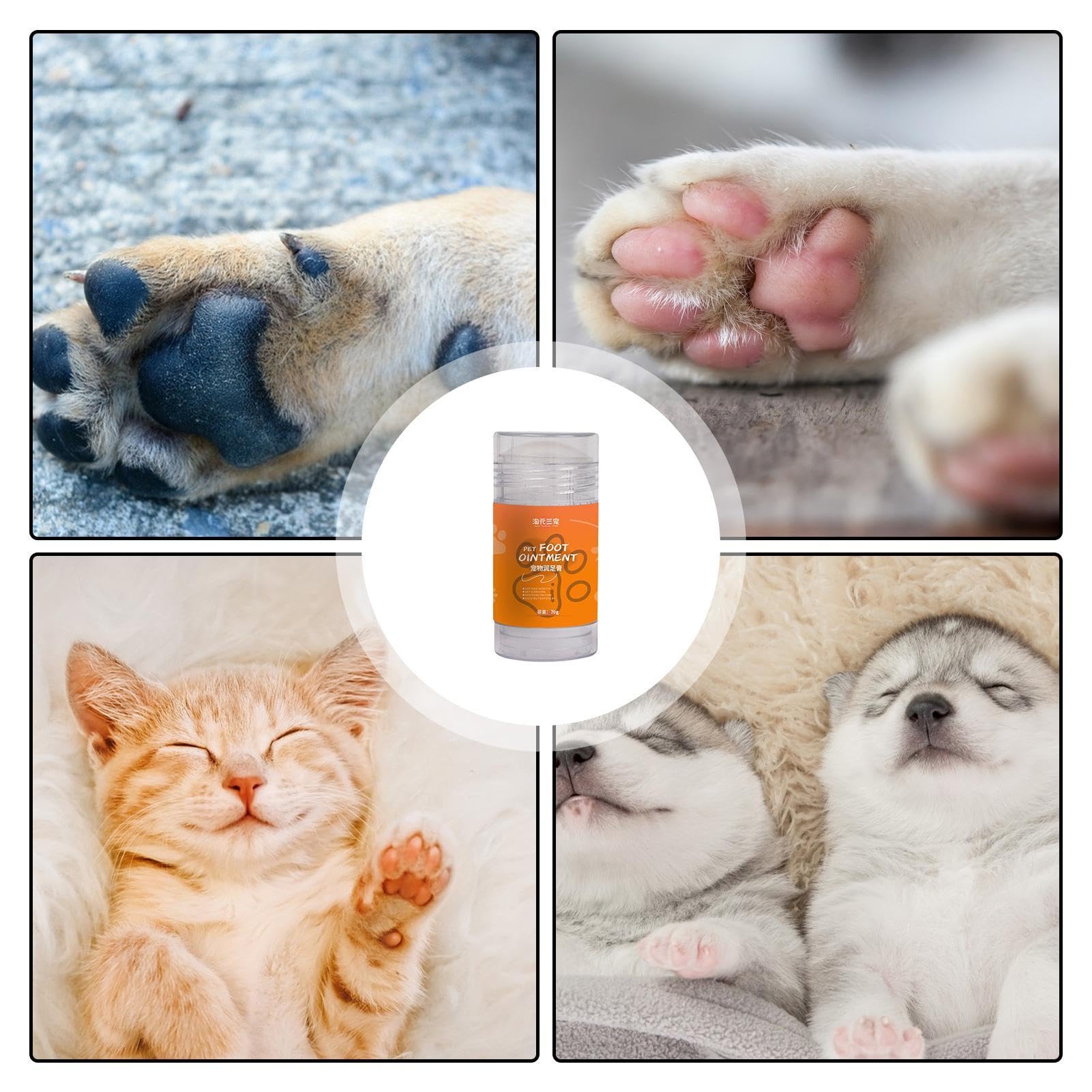 Balsamo per zampe di gatto per zampe secche, balsamo per zampe di cane