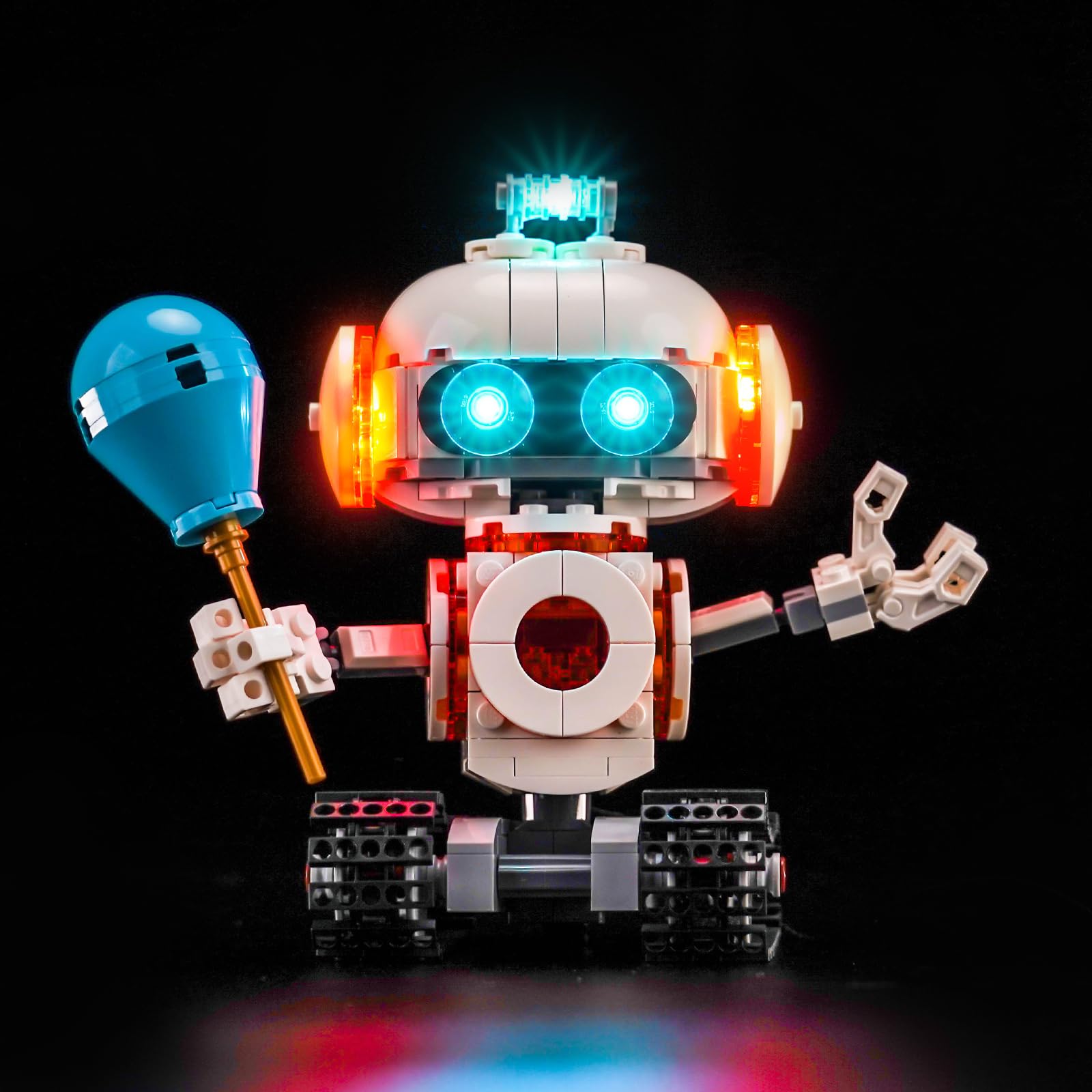 LocoLee Led Light Set Compatible with Lego 31164 Space Robot Led Decoration Lighting Kit Compatible with Lego 31164 3-in-1 Building Blocks Model,Only Lights Set,No Model
