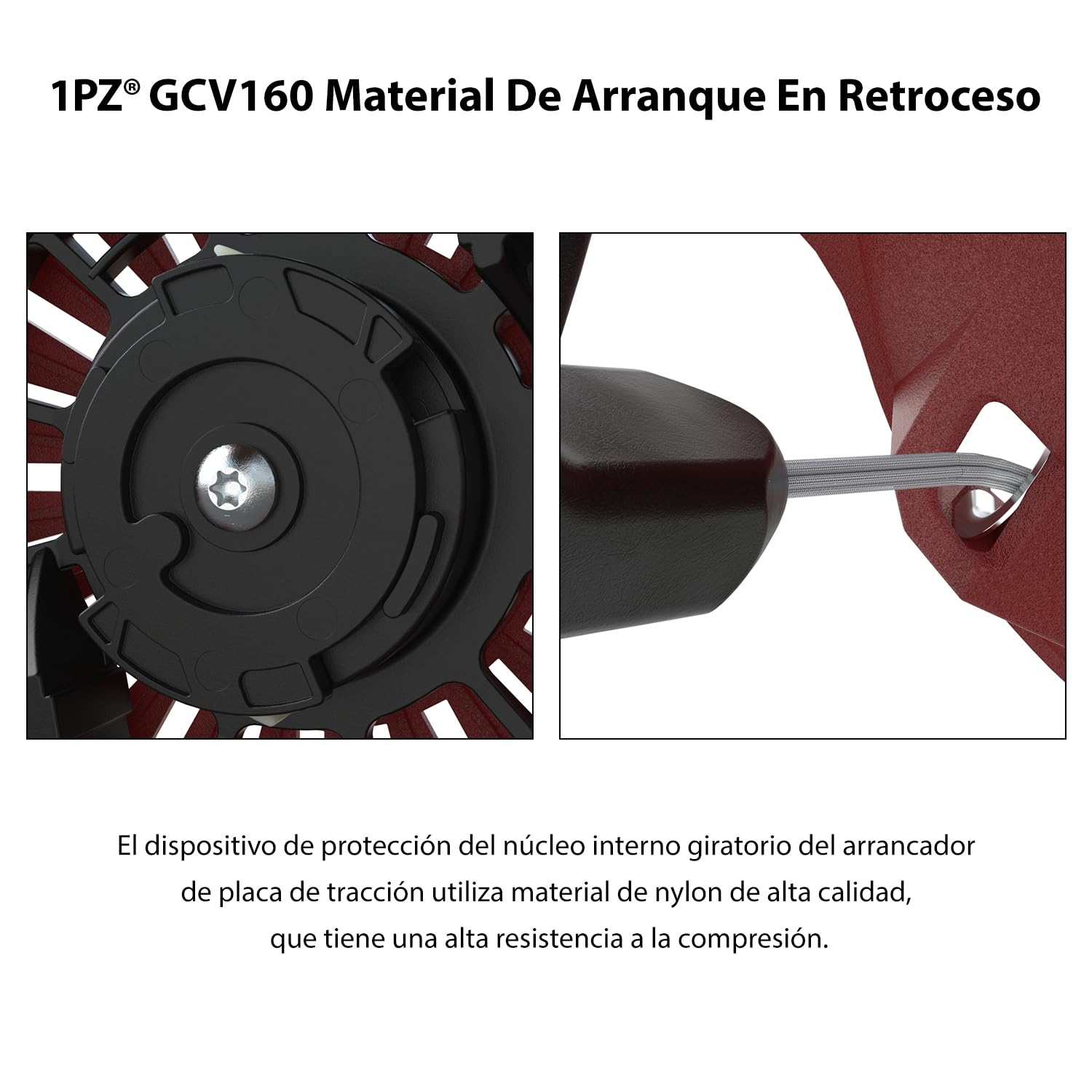 1PZ SP1-GC5 Arrancador de Retroceso para Honda GC135 GC160 GCV135 GCV160 EN2000 5.5HP 6HP Cortacésped Motor 28400-ZL8-023ZA 28400-ZL8-013ZA
