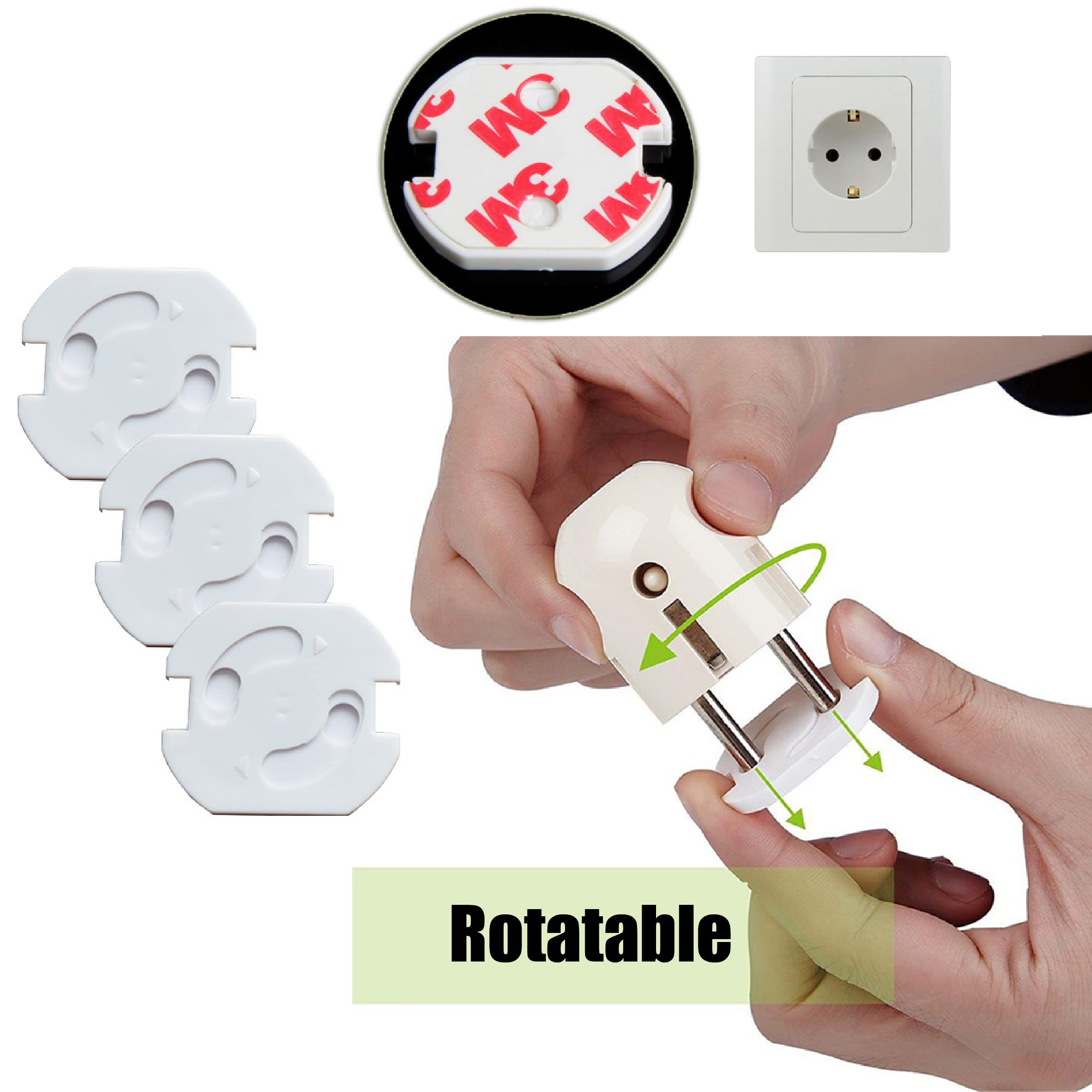 Set Da 4 Copri Prese A Forma Di Cuore In Silicone – Anti Polvere, Anti Schizzi E Perfette Per Prese Di Tipo F, Sicurezza E Stile Per Bambini E Adulti