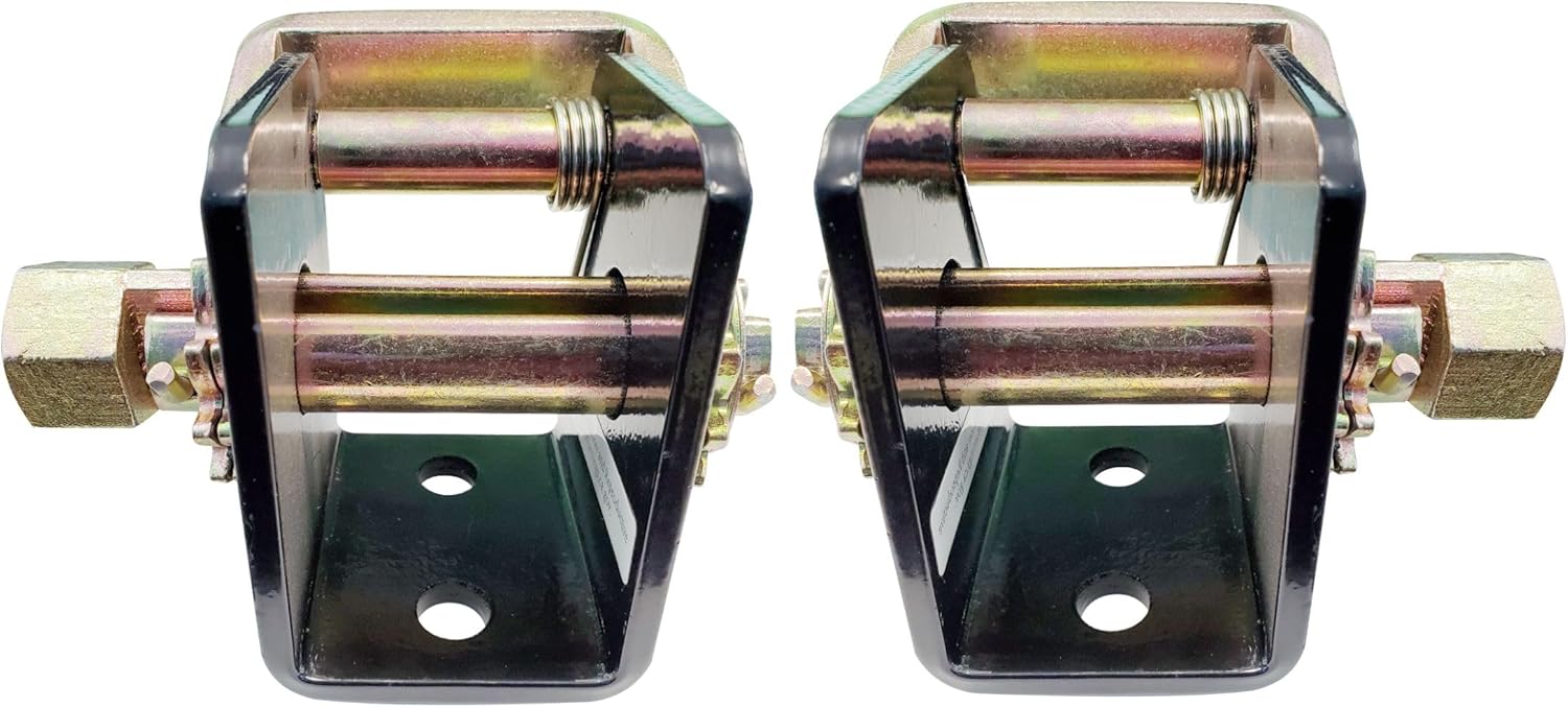 Mega Cargo Control Truck Lashing Winch (1 Left + 1 Right) for 2” Webbing, Bolt-On Style | Heavy-Duty Truck Tie Down Tow Dolly Rack Strap Ratchet Farm Construction Flatbed