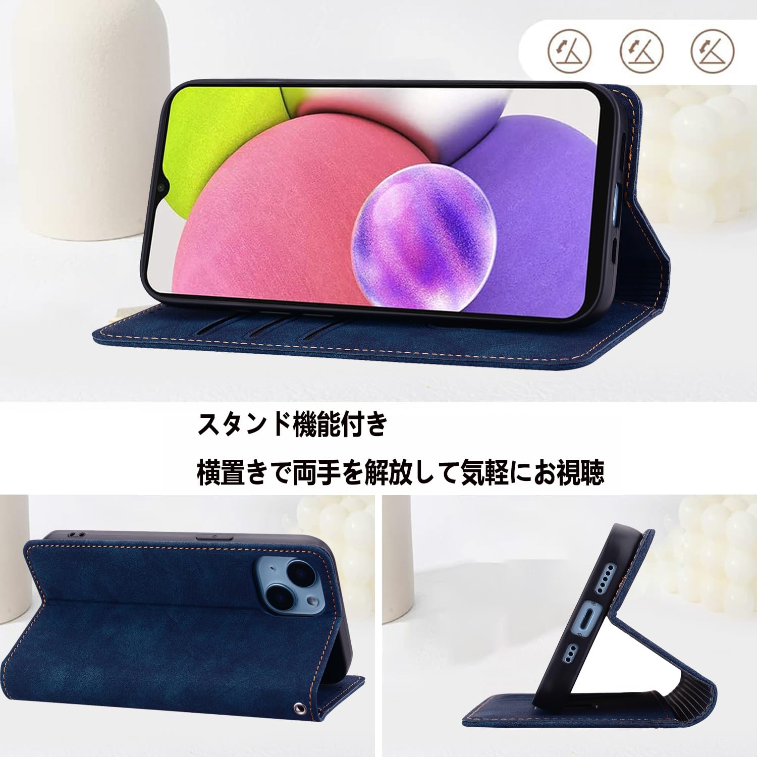 Amazon.co.jp: Galaxy A25 5G ケース 手帳型 docomo SC-53F / au SCG33