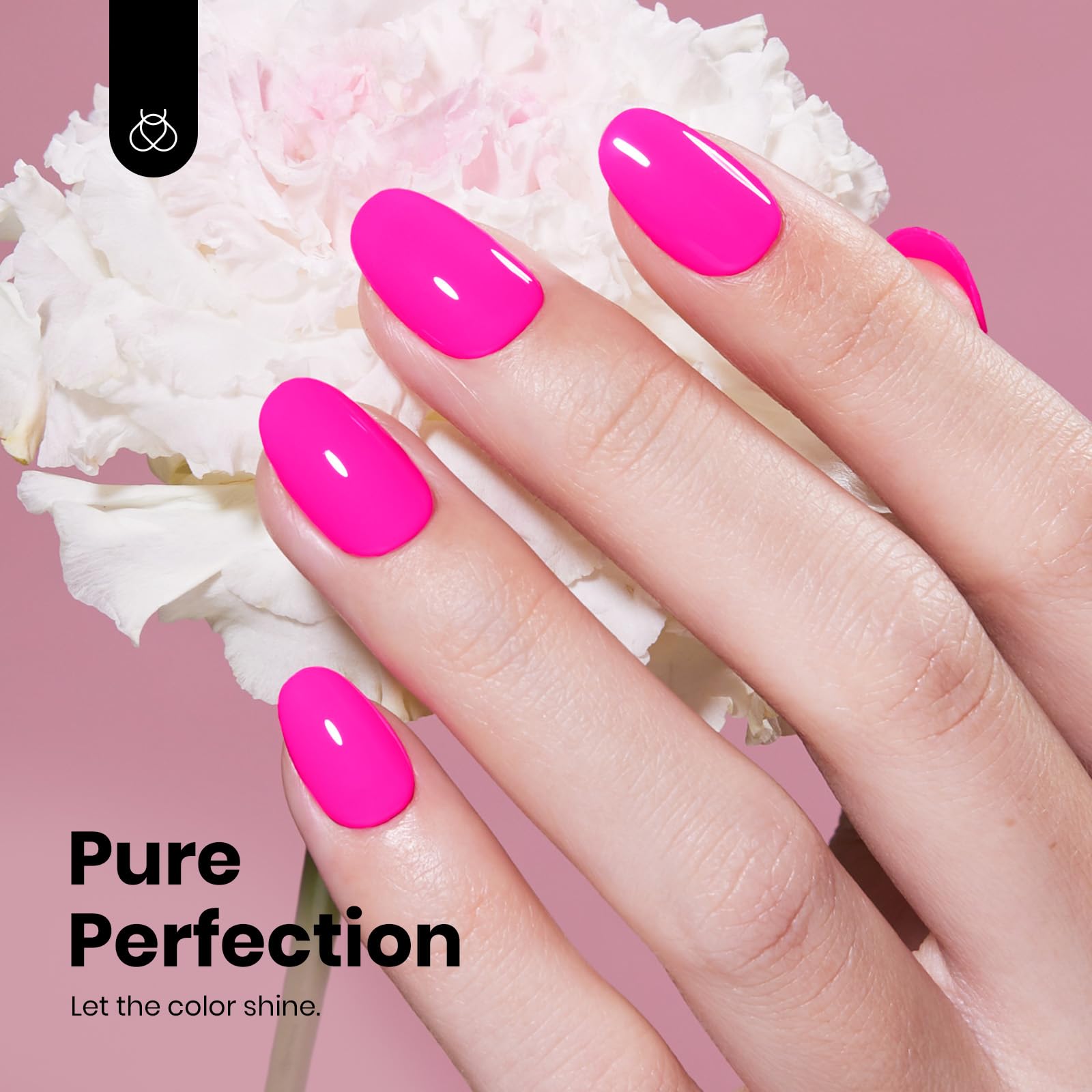 Amazon.com: Beetles Pink Gel Nail Polish - Neon Whispers Hot Pink