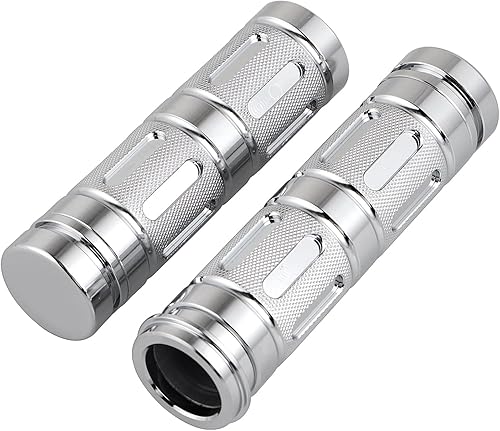 Miniatura 5 de SHMTOOL Manillar electrónico CNC de motocicleta de 1 pulgada para Harley Softail Touring Street Glide FLHXS Road King FLHRC Electra Glide FLHT, cromo