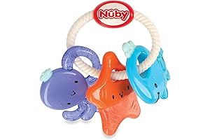 Nuby Ice Gel IceBite Sea Teether for Teething Relief