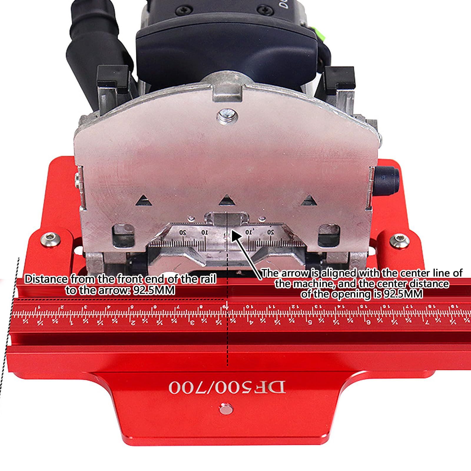 Riel Guía Ranura, Riel Guía Ranura Para Máquina Grabado Carpintería Es Juego Rieles Sierra Circular Con Riel Ranurado 150cm Para Juego Rieles Sierra Circular Máquina Tragamonedas Festool DF500/700