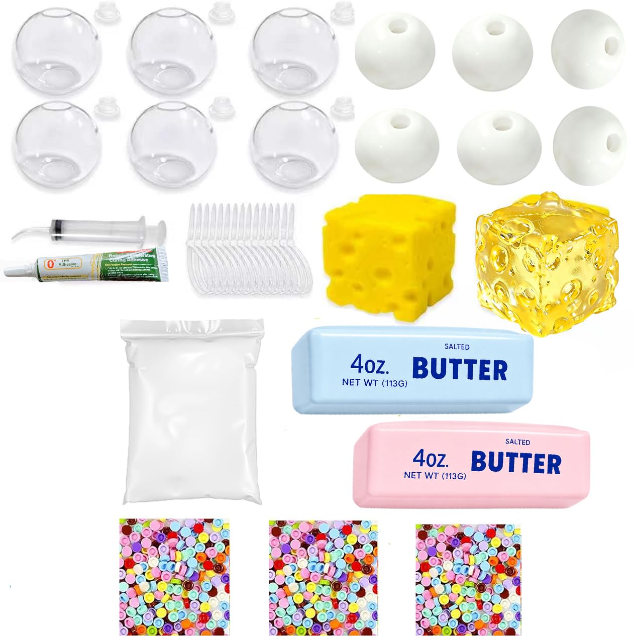 DIY Stress Ball Making Kit with Filler-16PCS Squishy kit Maker