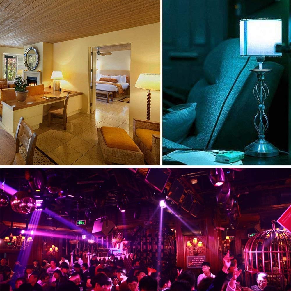 Exclusive Discount 70% Price Luxvista BR20 RGB Dimmable LED Bulbs - 3W E26 Medium Screw Base R20 Color Changing LED Light Bulb with Remote Control Decorative Ambient Light for Stage Hotel Party Mood Light RGB+Daylight (2-Pack)