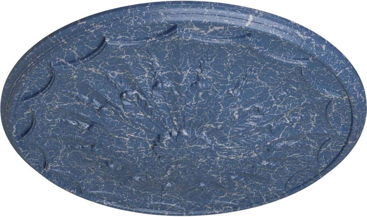 Ekena Millwork CM27ARAMC - 27 1/8"OD x 2 5/8"P Artist Ceiling Medallion - Ceiling Medallion, Americana Crackle