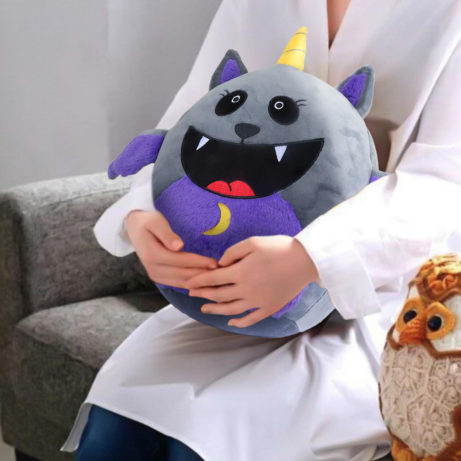eefaYIYIFA Plush Toy,Bat Plush Doll Pillow,Soft Squishy Stuffed Animal Toy Birthday for 1 2 3 4 5 6 7 8 Years Old Kids,Girls,Boys